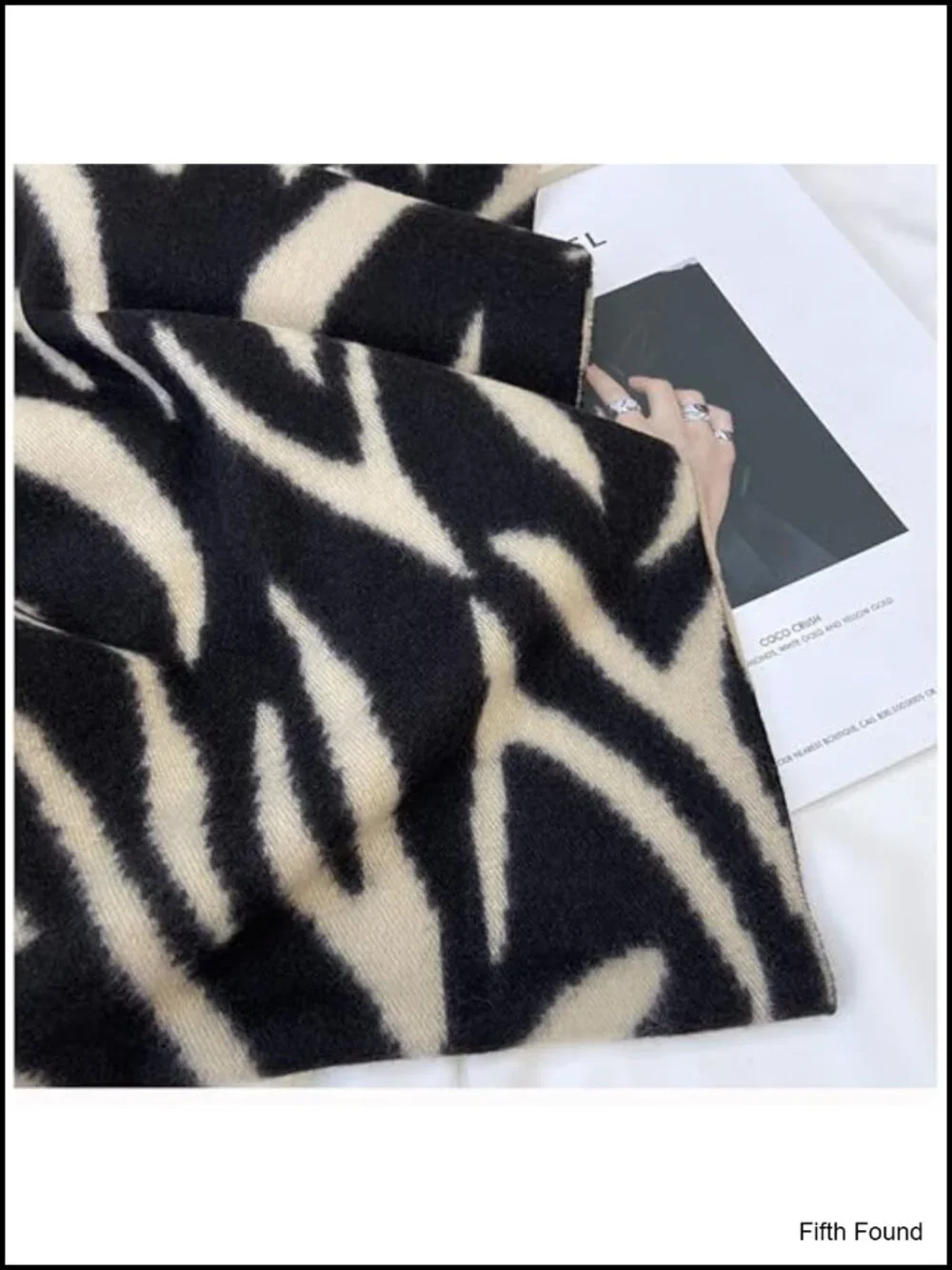 Soft Warm Leopard Cheetah Print Fringed Scarf Shawl Wrap